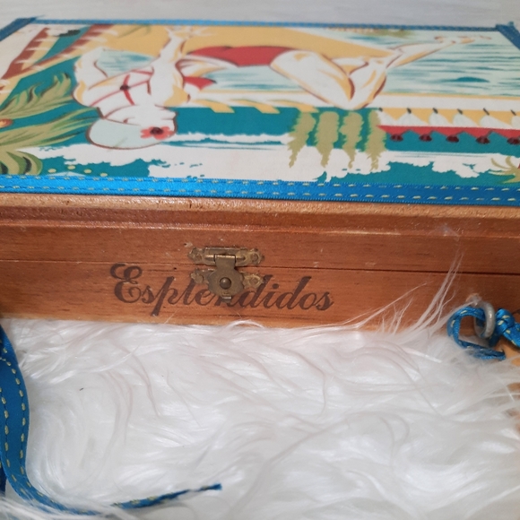 RARE vintage Las Vegas jewel Don Roberto cigar esplendidos box purse - Picture 6 of 7